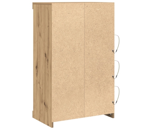 Sideboard con Luces LED de  de Roble Artesano 60,5x37x100 cm
