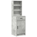 Set de tocador de 2 piezas  con LED en madera gris concreto