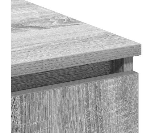 Armario para TV  con LED Gris Sonoma 180x38x49 cm Madera Elaborada