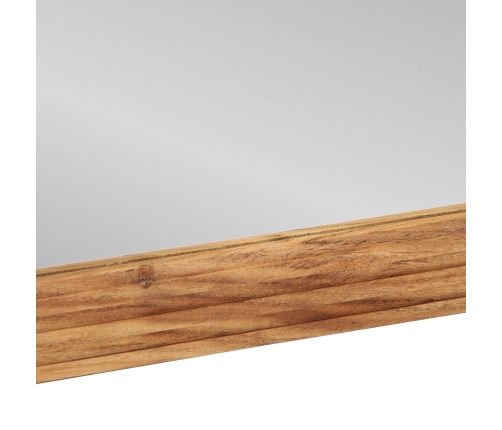 Espejo de baño  50x70x3 cm de madera maciza de acacia