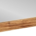 Espejo de baño  50x70x3 cm de madera maciza de acacia