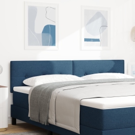 Cabezal  Botonera Azul 180 cm Tela