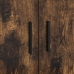Marco de Cama con Almacenamiento Roble Ahumado Madera Elaborada