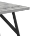 Mesa Auxiliar  2 pcs Gris Sonoma de Madera y Metal