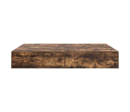Estructura de Cama  Roble ahumado Madera de Roble Sólido