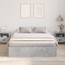 Estructura de Cama con Almacenamiento  Gris Concreto 140x190 cm