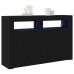 Aparador  Roble negro Madera engineered 116 x 30 x 75 cm