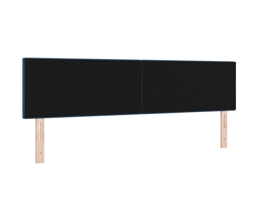 Cabezal  Botonera Azul 180 cm Tela