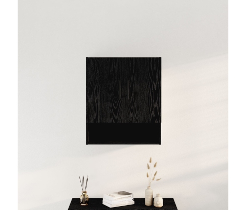 Gabinete de Pared  de Roble Negro 60x31x70 cm en Madera Ingenierizada