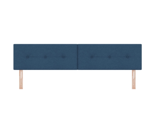 Cabecero  Tufted Botones Azul 200 cm Tela