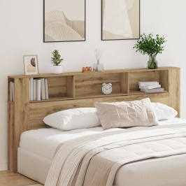 Cabecero  Artisanal de Roble 220x18,5x104,5 cm