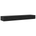 Mesa de Noche  Roble Negro Madera Resistente 160 x 36.5 x 16.5 cm