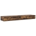 Mesa de Noche  Roble Ahumado Madera Durable 160 x 36.5 x 16.5 cm