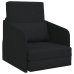 Sofá Cama Negro 2-en-1 65x80x83 cm