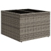 Conjunto de Sofá de Jardín  9 Piezas Gris Oscuro, Marrón