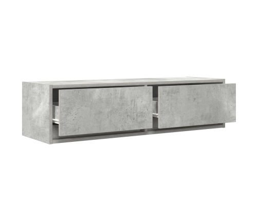 Mueble de TV  Gris Concreto Madera Compuesa 100 x 31 x 25.5 cm