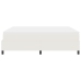 Cama Box Spring  con Colchón Crema Super King Tela de Pana