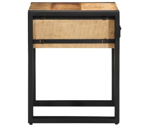 Mesa Lateral  40x40x50 cm de Madera Maciza de Mango