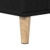 Armario de baño  Negro Roble 30x30x100 cm Madera elaborada