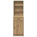 Gabinete alto de roble artesanal 40x41x135 cm de madera de ingeniería