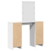 Tocador  con Luces LED Blanco 102x33x135 cm