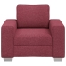 Sillón  Rojo Vino 59 cm Tela