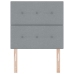 Cabecero Acolchado  Gris Claro 80 cm Tela