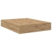 Estructura de cama con almacenamiento  Roble artesanal