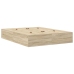 Cama con Almacenamiento  Roble Sonoma Madera Elaborada