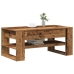 Mesa de café  de madera reciclada 102x55x45 cm de madera de ingeniería