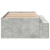 Estructura de cama  Gris concreto 80x200 cm