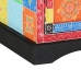 Mueble de TV Multicolor 100x35x50 cm Madera Sólida de Mango