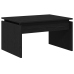 Mesa de café  Negra de Roble 68x38x50 cm de Madera Compuesta
