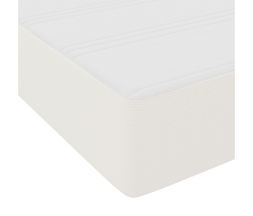 Cama con Base con Colchón Crema 120x200 cm Tela de Corduroy