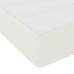 Cama con Base con Colchón Crema 120x200 cm Tela de Corduroy