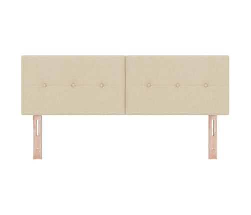 Cabecero  Botones Tapizado Crema 140 cm Tela