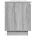 Armario para TV  con LED Gris Sonoma 180x38x49 cm Madera Elaborada