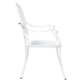 Silla de Exterior  Blanca Metal 62 x 64 x 93 cm Duradera