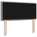 Cabecero  con LED Gris Claro Tela 80 cm Estructura de Cama