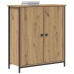 Aparador  de Roble Artesanal 70x30x80 cm de Madera Ingenierizada y Acero