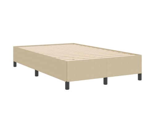 Estructura de Cama  Verde Claro Gris 120x190 cm Tela de Corduroy