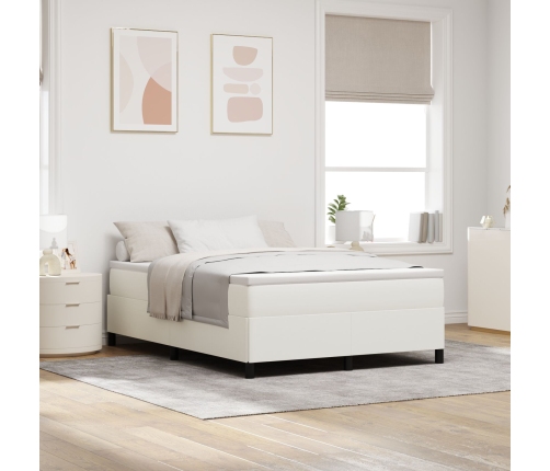 Estructura de Cama Crema 140x200 cm Tela de Corduroy