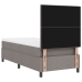 Cama con Base Futón  Taupe 100x200 cm Tela
