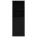 Gabinete Alto de Roble Negro 36x35.5x103.5 cm Madera MDF