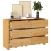 Cómoda  ""DRAMMEN"" 111x43x73,5 cm de Madera Sólida de Pino