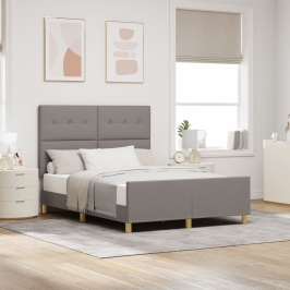 Estructura de cama  - Taupe - 160x200 cm Tela
