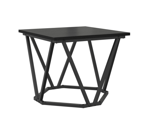 Mesas Laterales  3 pcs Madera de Roble Negra