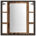 Set de Muebles de Baño de 2 Piezas de Madera Vieja y Madera Ingenierizada