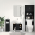 Cabinet de baño  Negro Roble 60x32x54 cm Madera Ingenierizada