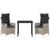 Set de 2 Gris Claro, Antracita